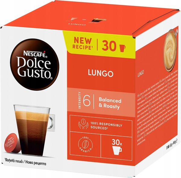 Κάψουλες καφέ NESCAFE(r) Dolce Gusto(r) Lungo, 16 τεμ.