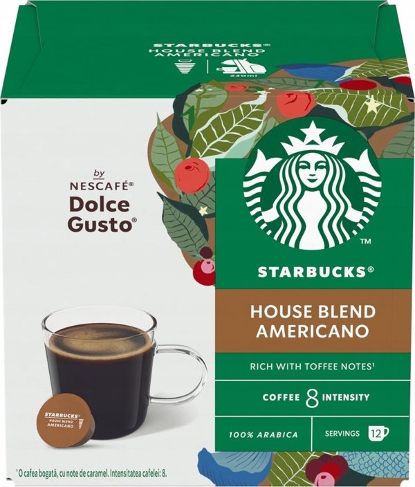 Κάψουλες καφέ συμβατές με NESCAFE(r) Dolce Gusto(r) Starbucks Latte Macchiato, 6 + 6 τεμ.