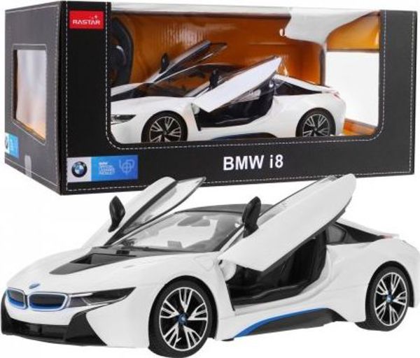 Coil COIL Αυτοκίνητο R/C BMW i8 Λευκό Ανοιγόμενες Πόρτες 1:14