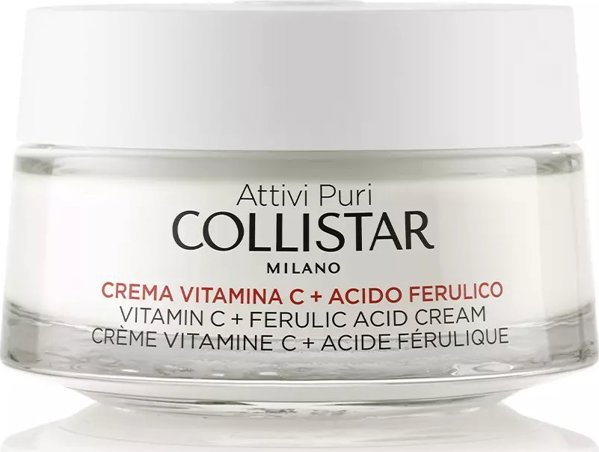 Collistar Attivi Puri Κρέμα Προσώπου με Βιταμίνη C + Φερουλικό Οξύ, Αντιοξειδωτική Ενυδατική Φροντίδα, 50ml