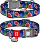 Collar WAU DOG ΝΑΎΛΟΝ ΠΕΡΙΛΑΙΜΙΟ ΜΕ QR ΕΤΙΚΈΤΑ 15mm/25-35cm ΣΎΚΟ