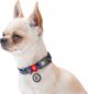 Collar WAU DOG ΝΑΎΛΟΝ ΠΕΡΙΛΑΙΜΙΟ ΜΕ QR ΕΤΙΚΈΤΑ 15mm/25-35cm ΣΎΚΟ