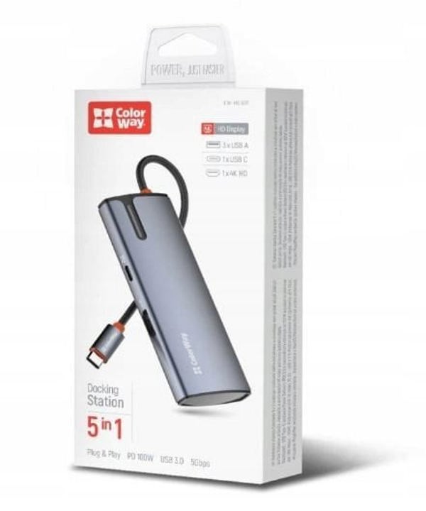 ColorWay 5-in-1 Docking Station | CW-HUB01