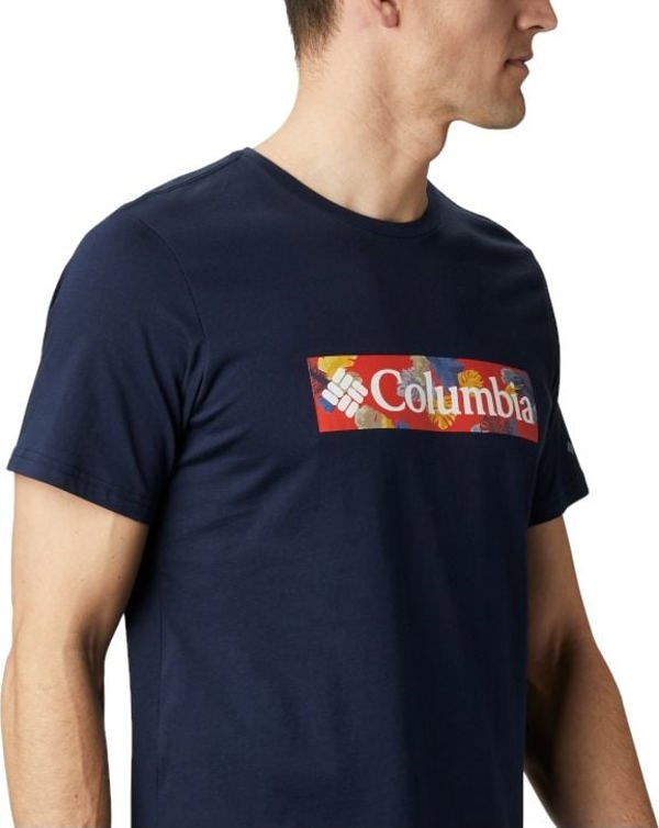 Columbia Columbia M Rapid Ridge Graphic Tee 1888813464 granatowe M