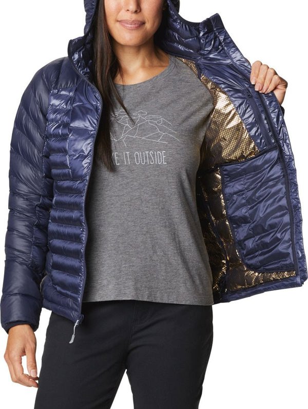 Columbia Columbia Labyrinth Loop Hooded Jacket 1955323466 Granatowe M