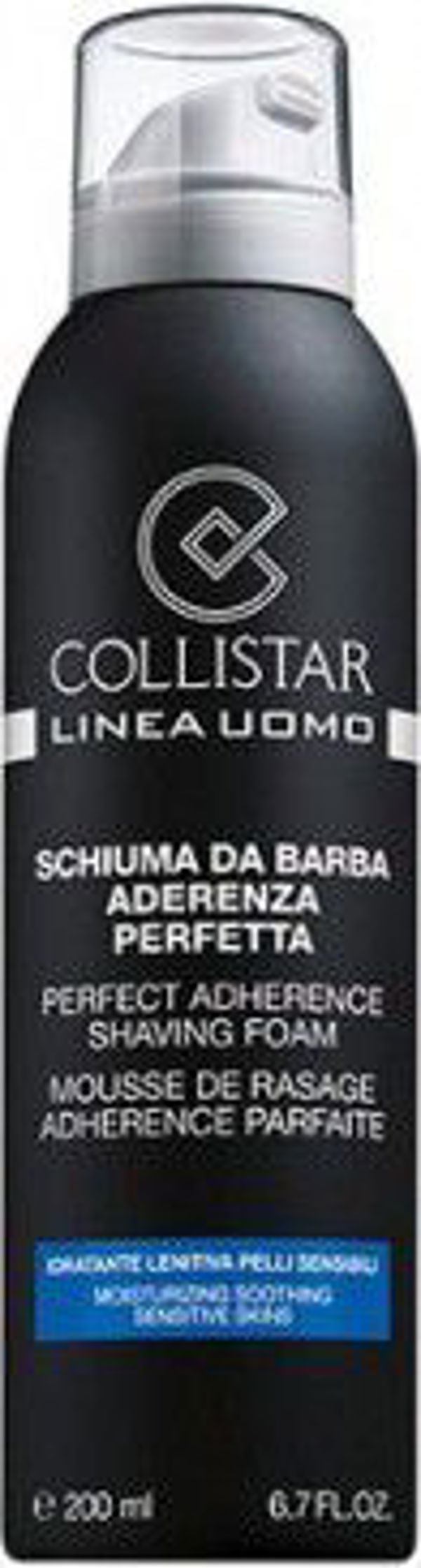 Collistar Uomo Perfect Adherence Αφρός ξυρίσματος Αφρός ξυρίσματος για ευαίσθητες επιδερμίδες 200ml 953513 8015150285575
