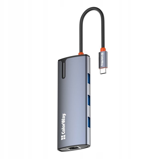 ColorWay 6-in-1 Docking Station | CW-HUB02 | 100 W