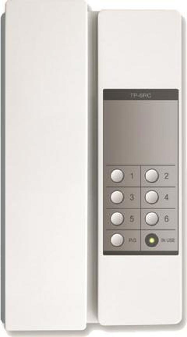 Commax TP-6RC Ενσύρματο Σύστημα Ενδοεπικοινωνίας 6 Σημείων με Επιλεκτική Κλήση, 500m Εμβέλεια