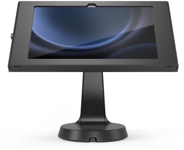 Compulocks Galaxy Tab S9/S9FE 10.9" Apex Enclosure Mast Counter Stand - Κιτ στερέωσης (περίβλημα, βάση ιστού) - για tablet - κλειδωμένο - μεταλλικό πλαίσιο - μαύρο - μέγεθος οθόνης: 27.7 cm (10.9") - πάγκος - για Samsung Galaxy Tab S9, Tab S9 FE