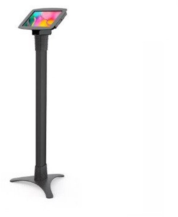 Compulocks Galaxy Tab A7 10.4" Space Enclosure Portable Floor Stand Black, Aluminium, Black