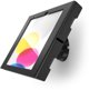 Compulocks Swell iPad 10th-11th (A16) Gen Swell Enclosure Bow Tilting Wall Mount Black - Κιτ στερέωσης (περίβλημα) - εκτεθειμένη εμπρόσθια/οπίσθια κάμερα και αισθητήρες - για tablet - κλίση - κλειδωμένο - αλουμίνιο - μαύρο - τοποθέτηση σε τοίχο - για Appl