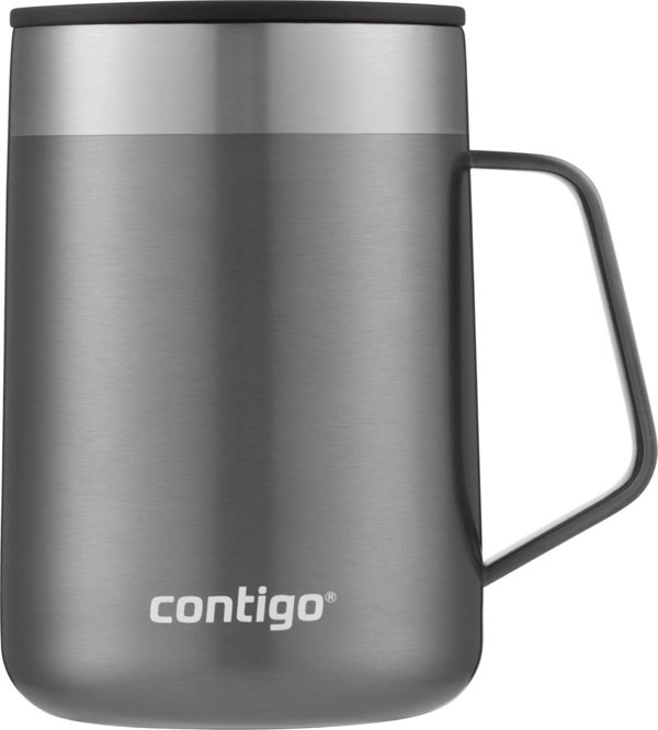 Contigo Streeterville Θερμική Κούπα Γραφείου 420ml Ανοξείδωτη Γκρι (Sake)