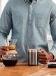 Contigo Streeterville Θερμική Κούπα Γραφείου 420ml Ανοξείδωτη Γκρι (Sake)