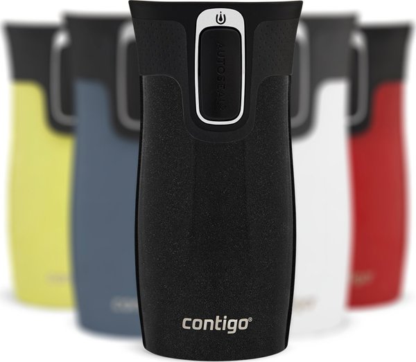 Contigo Θερμική κούπα Contigo West Loop Mini 300ml - μαύρο μεταλλικό