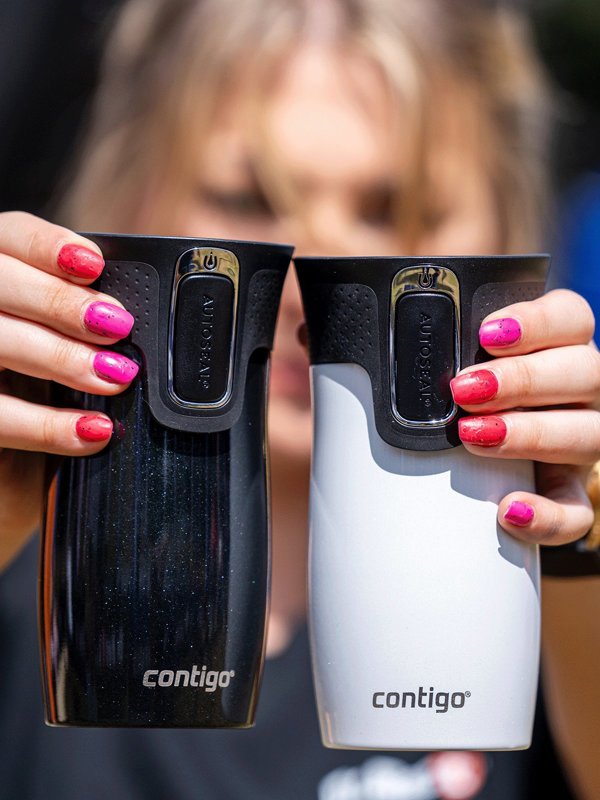 Contigo Θερμική κούπα Contigo West Loop Mini 300ml - μαύρο μεταλλικό