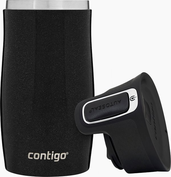 Contigo Θερμική κούπα Contigo West Loop Mini 300ml - μαύρο μεταλλικό