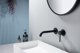 Εντοιχισμένη βρύση νιπτήρα BlueWater BOSTON BOS-BPU.110, μαύρο ματ