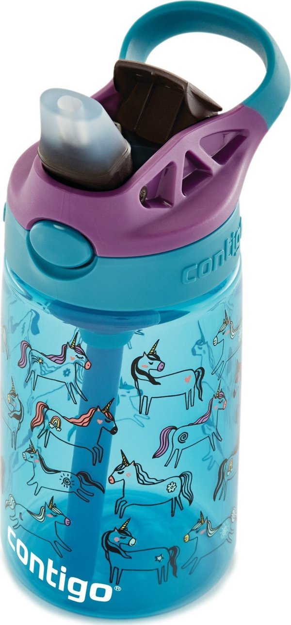 Contigo Easy Clean Παιδικό Παγούρι Νερού 420ml, Μπλε, Σχέδιο Unicorn