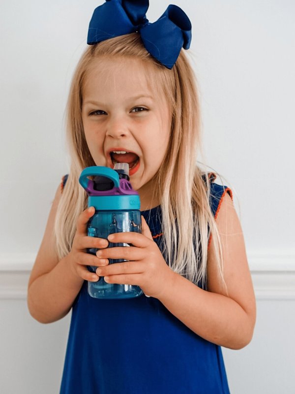 Contigo Easy Clean Παιδικό Παγούρι Νερού 420ml, Μπλε, Σχέδιο Unicorn