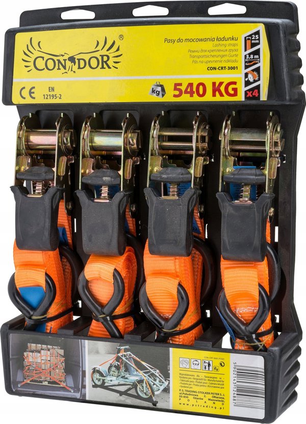 Σετ ζωνών Condor, 540 kg, 4 τεμ.