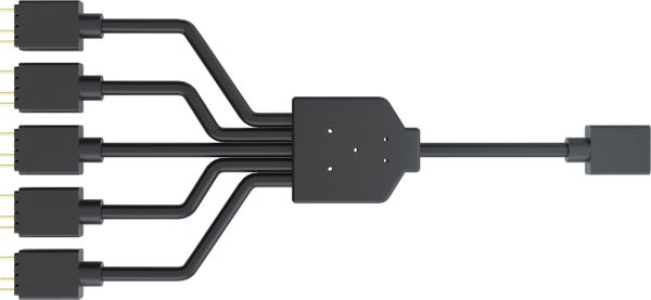 Cooler Master ARGB Splitter Cable 1-5, 3-Pin, MFX-AWHN-1NNN5-R1