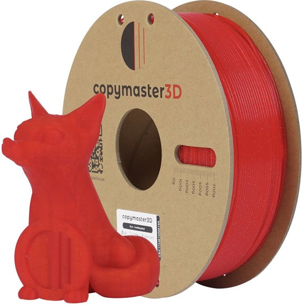 Νήμα PLA Copymaster3D για εκτυπωτές 3D, 1.75 mm, κόκκινο με γκλίτερ