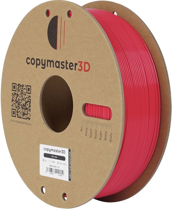 Copymaster3D PLA filament for 3D printer, 1.75 mm, red