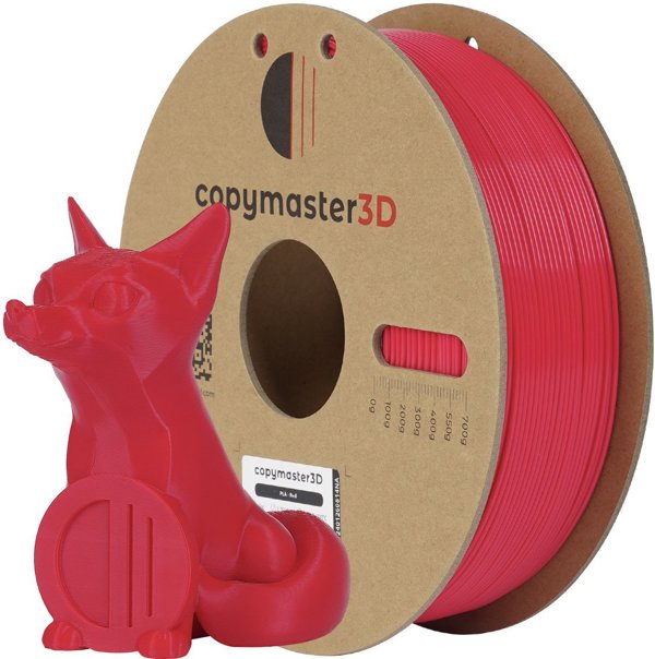 Copymaster3D PLA filament for 3D printer, 1.75 mm, red