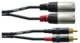 Καλώδιο ήχου Cordial 2 x RCA σε 2 x XLR, 1.5 m