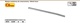 Corona Μεταλλικός σωλήνας για λιπαντήρα 1,2x240mm σπείρωμα M10x1 - C0770