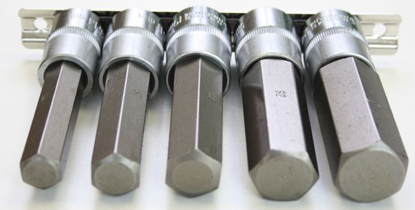 Σετ εξαρτημάτων εξάγωνων κλειδιών 1/2" H14-H24 5τμχ. (C6921)