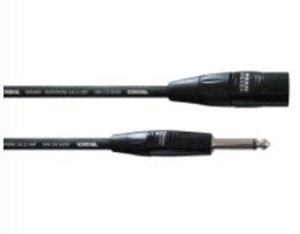 Καλώδιο ήχου Cordial Silver Line 6.3 mm αρσενικό - XLR αρσενικό, 7.5 m