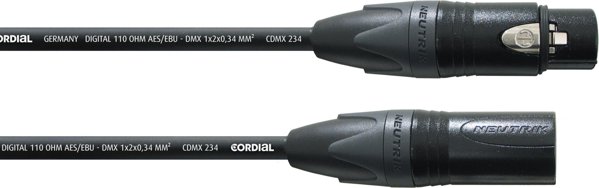 Καλώδιο Cordial AES/EBU XLR σε XLR, 20 μ