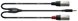 Cordial -Y-cable, 3.5mm - 2 x XLR, 3 m