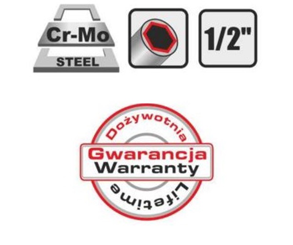 Corona Μακριά καρυδάκι κρούσης 6-γωνο 1/2" 32mm (C2823)
