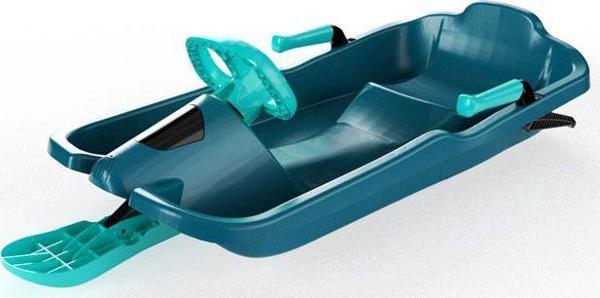 CorbySport Plastic - Έλκηθρο Skipper με τιμόνι - πράσινο 11032897 8595096981095