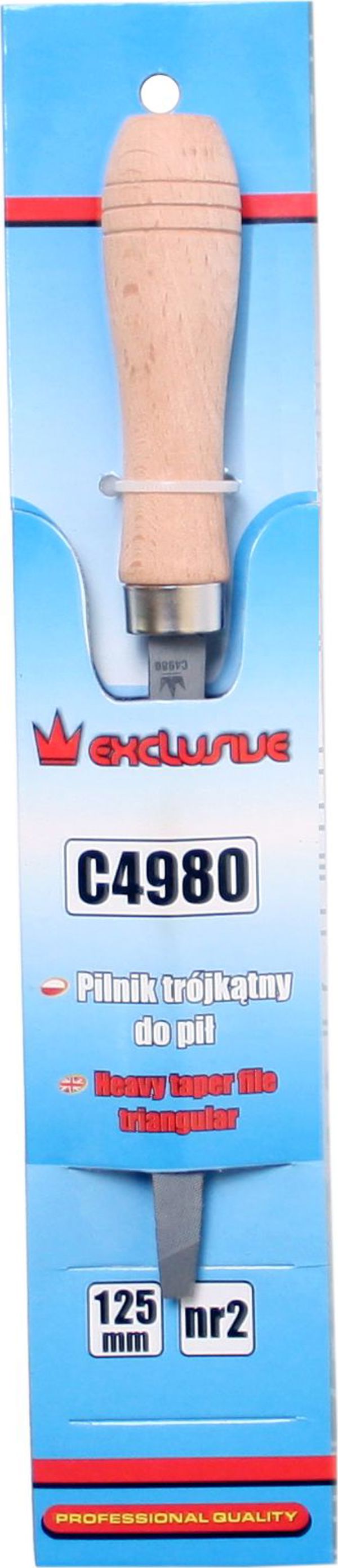 Τρίγωνο λίμα Corona για πριόνι αρ. 2 με λαβή 125mm (C4980)
