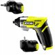 Cordless screwdriver RYOBI RSD4-120TA2, 4.0 V, 2.0 Ah Li-ion, 5 Nm, with accessories for turning in corners