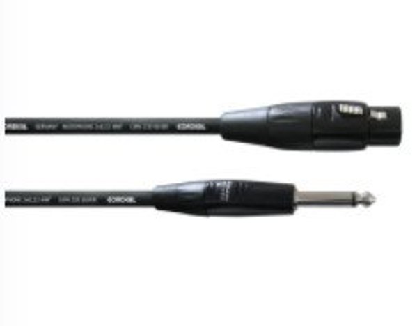 Cordial Silver Line -6.3 mm - XLR F καλώδιο σήματος, 10 m