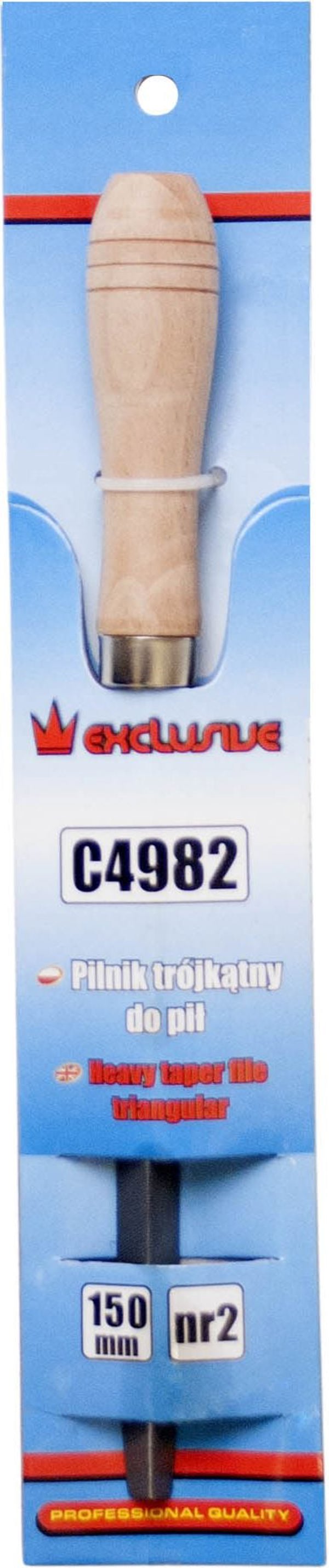 Τρίγωνο λίμα Corona για πριόνια αρ. 2 με λαβή 150mm (C4982)
