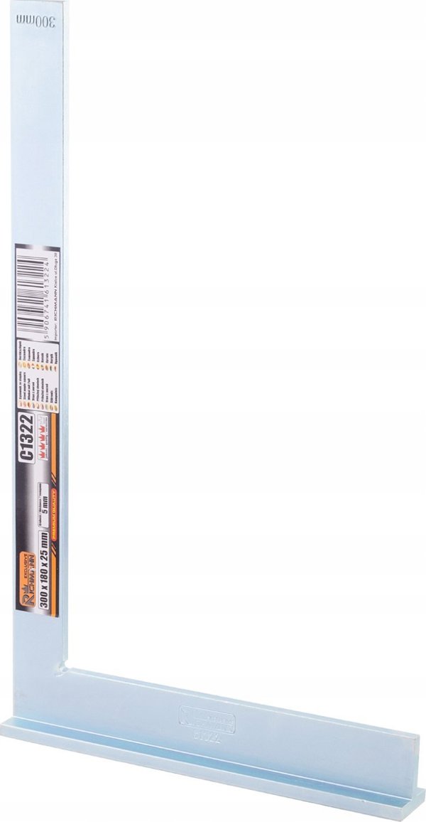 Γωνία χάλυβα Corona 5 mm, 300 x 180 x 25 mm