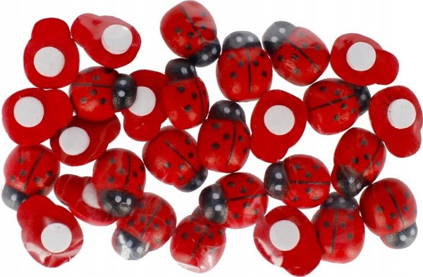Craft with Fun ΔΙΑΚΟΣΜΗΤΙΚΟ ΞΥΛΙΝΟ ΠΑΣΧΑΛΙΤΣΑ 15MM 28ΤΕΜ CF 12/288