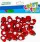 Craft with Fun ΔΙΑΚΟΣΜΗΤΙΚΟ ΞΥΛΙΝΟ ΠΑΣΧΑΛΙΤΣΑ 15MM 28ΤΕΜ CF 12/288