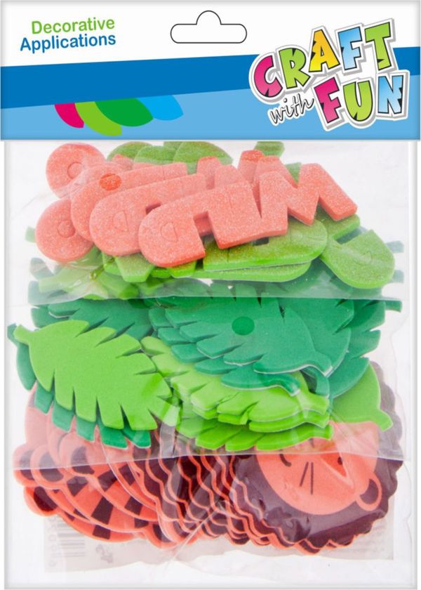 Craft with Fun CF ΔΙΑΚΟΣΜΗΤΙΚΟ DEK EVA ΖΟΥΓΚΛΑ SPRZYL 48ST 12/288