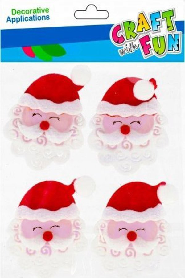 Craft with Fun ΔΙΑΚΟΣΜΗΣΗ ΑΠΟ ΤΣΟΧΑ ΑΓΙΟΣ ΒΑΣΙΛΗΣ ΣΕΤ 4ΤΜΧ CF 12/144