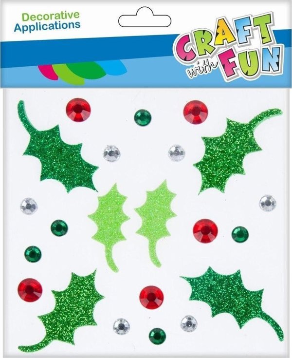 Craft With Fun Αυτοκόλλητα Διακοσμητικά Φύλλα EVA Άνοιξη 23 Τεμάχια