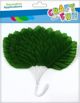 Craft With Fun Διακοσμητικό Σύρμα Φύλλο, 5.5cm, 12 Τεμάχια, Πράσινο