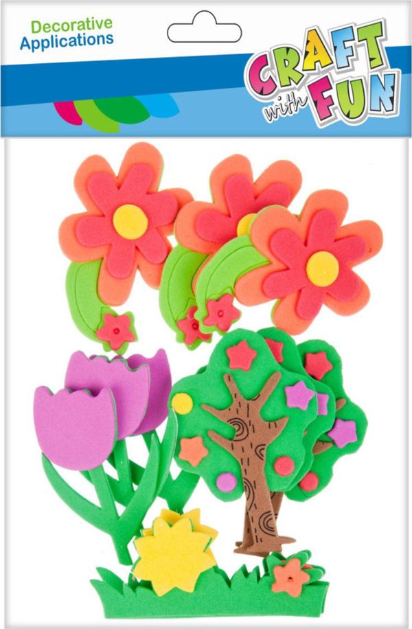 Craft with Fun CF ΔΙΑΚΟΣΜΗΣΗ DEK EVA ΔΕΝΤΡΑ/ΛΟΥΛΟΥΔΙΑ SPRZYL 12ΤΕΜ 12/288