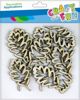 Craft With Fun Διακοσμητικά Ξύλινα Φύλλα Δρυός, 12 Τεμάχια, 12/432