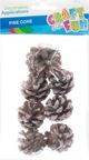 Craft With Fun Διακοσμητικοί Φυσικοί Κώνοι 4-7cm, 50g – Σετ Χειροτεχνίας & Διακόσμησης